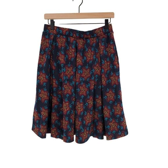 Lularoe Womans Madison Skirt Knee Pleated Pockets Size Small - Picture 1 of 5
